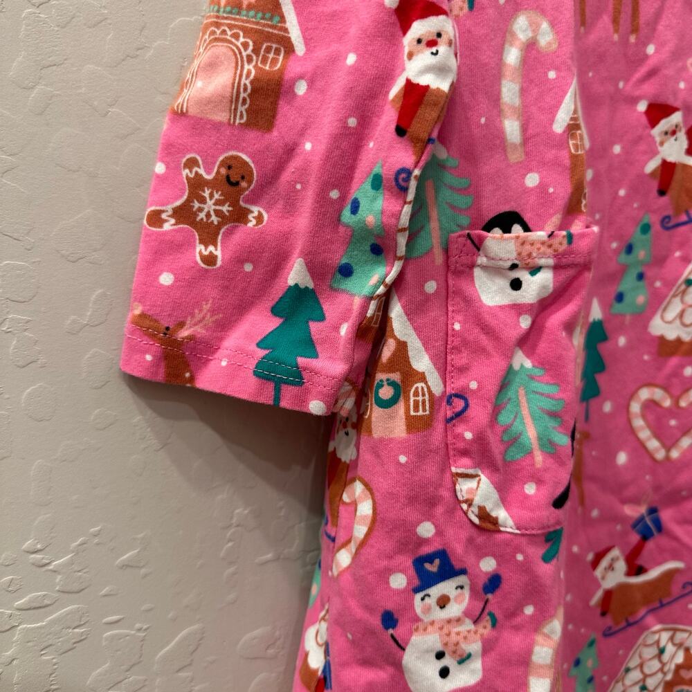 Tu Pinkmas Christmas Ruffle Long Sleeve Dress - Picture 5 of 7